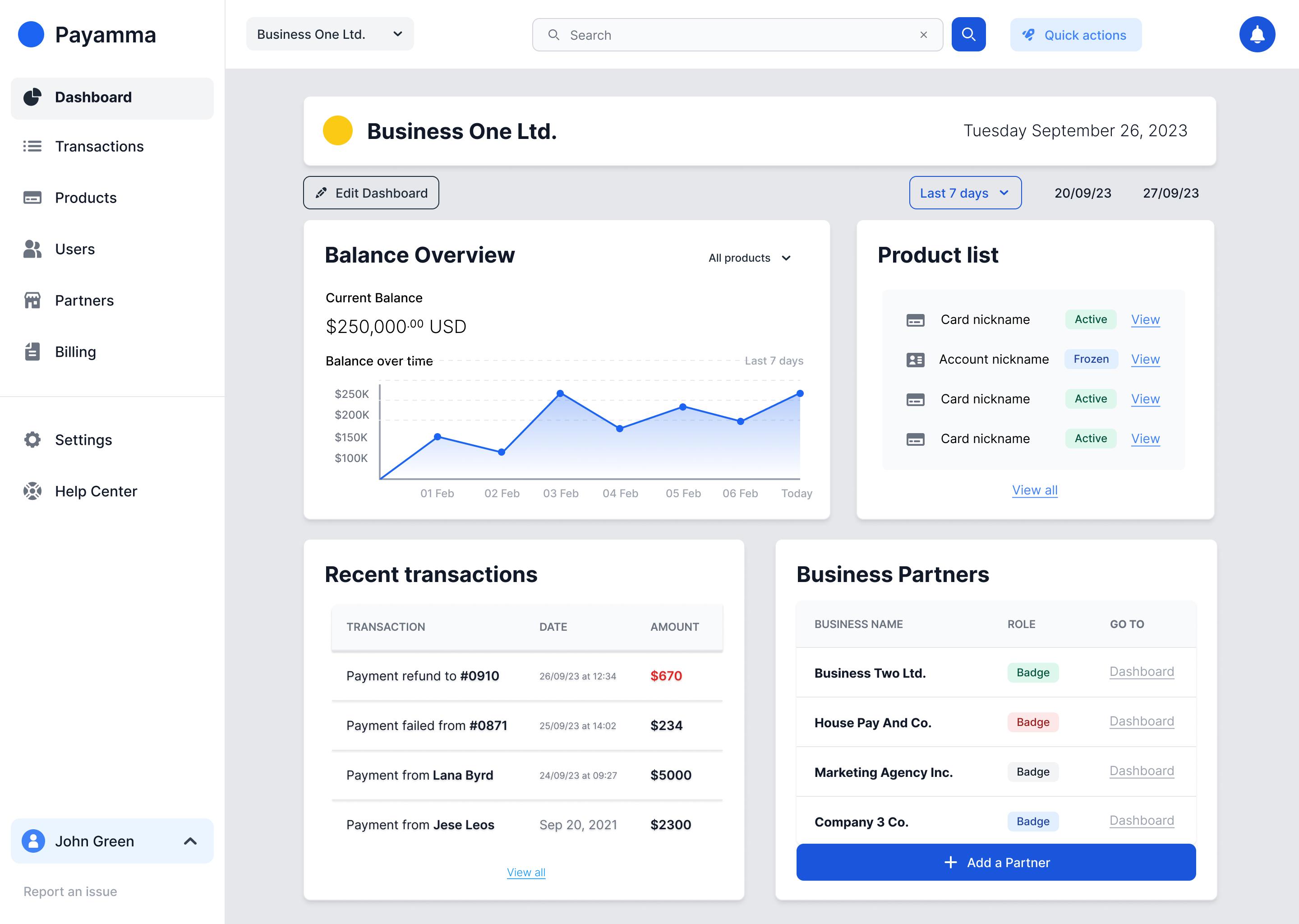 Payamma Cards Sample